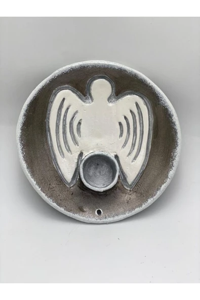 Melek Palo Santo Tütsülük El Yapımı Taş Gri ürün görseli 1