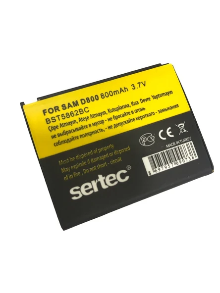SERTEC - D808/D800 Uyumlu Batarya ürün görseli 1