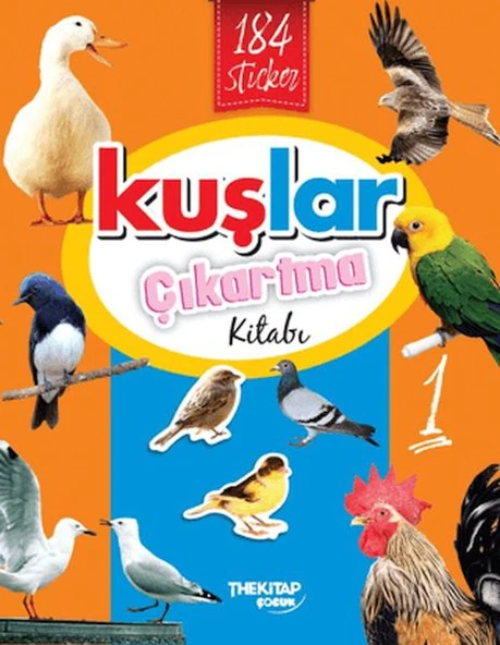 Kuşlar Çıkartma Kitabı - 1 ürün görseli 1