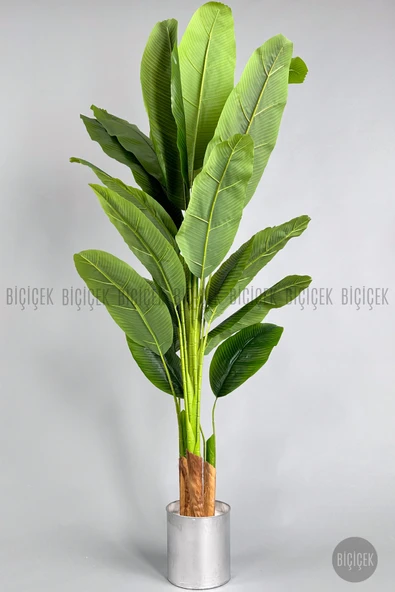 BİÇİÇEK Yapay Muz Ağaci 180 Cm 4 Gövdeli̇ 21 Yaprak Saksısiz ürün görseli 1