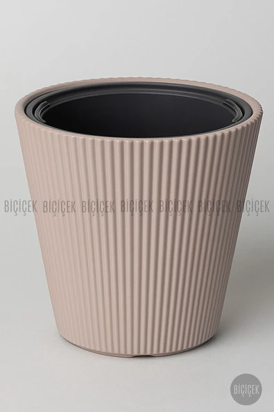 BİÇİÇEK Luna Saksı 37 Cm Mocha ürün görseli 1