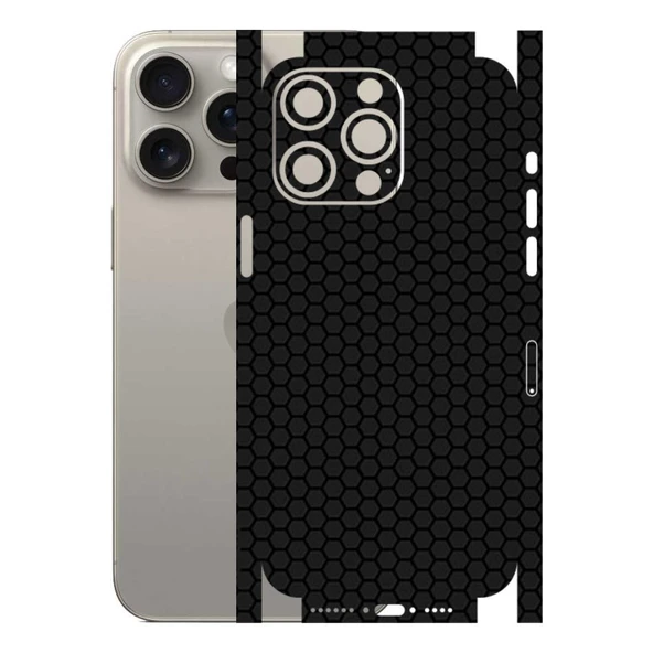 Kapps Iphone 15 Pro Max ile Uyumlu Bumper Serisi Premium Kaplama 360  Siyah ürün görseli 1