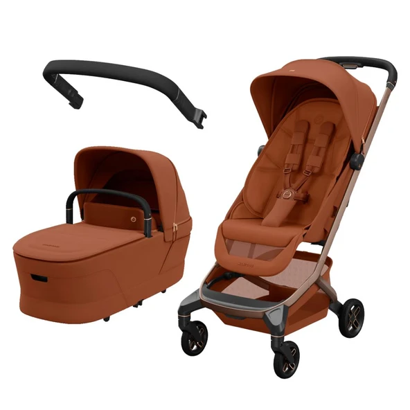 Maxi-Cosi Fame Cabin Portbebesiyle Katlanabilen Led Işıklı Şarj Üniteli Bebek Arabası Terra ürün görseli 1