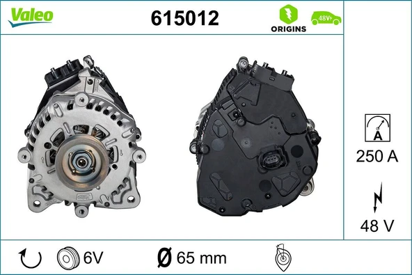 Volkswagen Golf 8 2020-2025 1.5 TSİ Elektrikli Şarj Dinomosu Valeo Marka 615012 ürün görseli 1