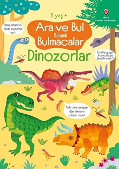 Ara ve Bul Resimli Bulmacalar - Dinozorlar ürün görseli 1