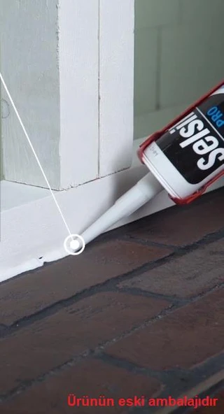 Selsil Silikonize Mastik BEJ 500 gr. - 1 Adet - Resim 4