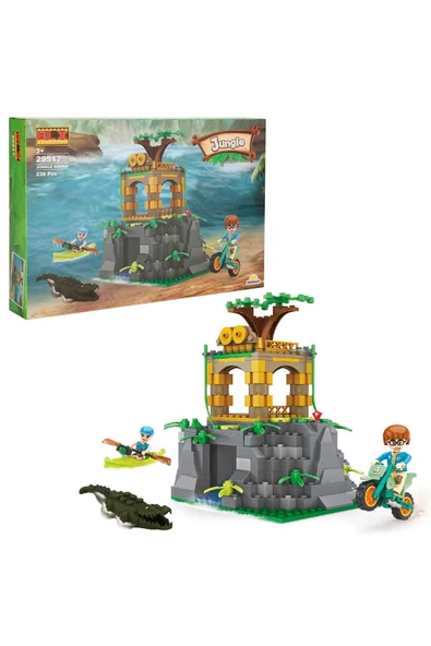 Jungle Orman Eğlencesi 236 Parça Yapım Oyuncağı - Resim 5