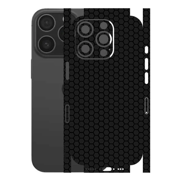 Kapps Iphone 16 Pro ile Uyumlu Bumper Serisi Premium Kaplama 360  Siyah ürün görseli 1