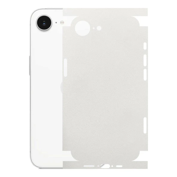 Kapps Iphone 16E ile Uyumlu Bumper Serisi Premium Kaplama 360  Beyaz ürün görseli 1