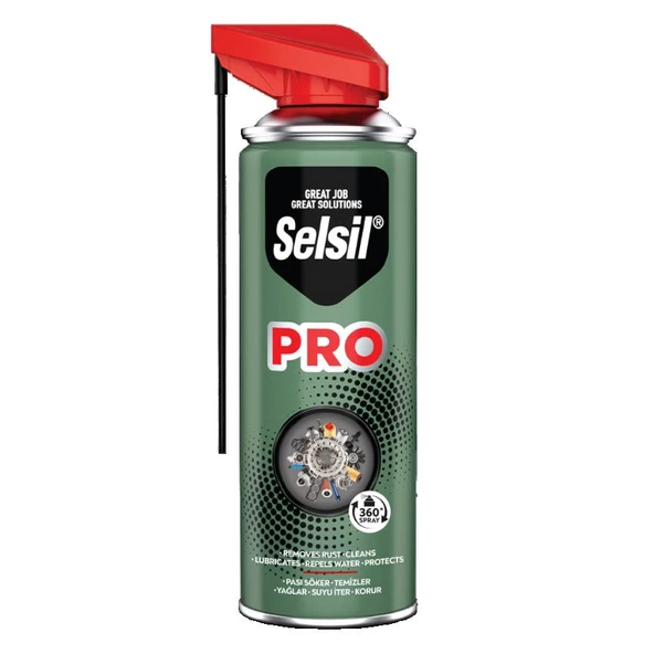 Selsil PRO Çok Amaçlı Bakım ve Yağlama Spreyi Kobra Başlık 400 ml. ürün görseli 1