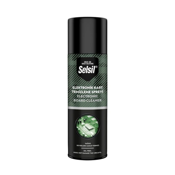 Selsil Yağsız Elektronik Devre Kart Temizleme Spreyi 200 ml. ürün görseli 1