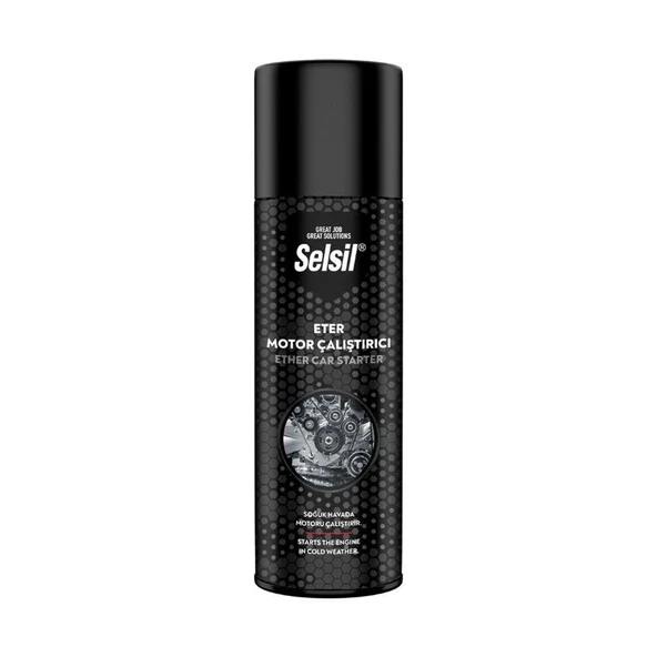 Selsil Eter Soğuk Havada Motor Çalıştırma Spreyi 200 ml. ürün görseli 1