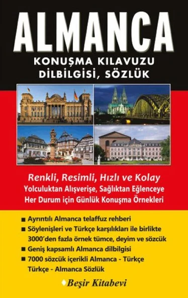 Almanca Konuşma Kılavuzu Dilbilgisi Sözlük ürün görseli 1
