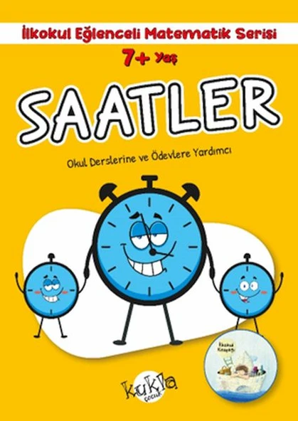 İlkokul Eğlenceli Matematik Serisi - Saatler 7+ Yaş ürün görseli 1