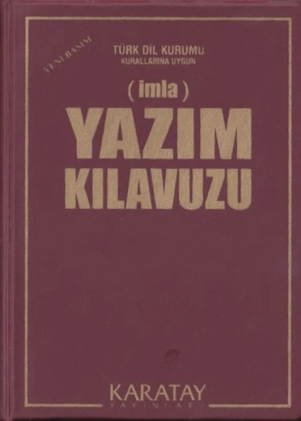 Yazım Kılavuzu (İmla) - (Plastik Kapak) ürün görseli 1
