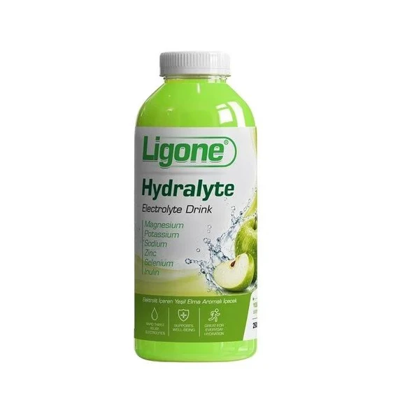 Ligone Hydralyte Electrolyte Drink Yeşil Elma Aromalı 250 ml ürün görseli 1
