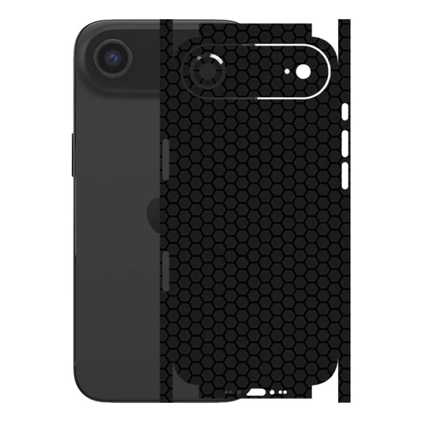 Kapps Iphone 17 Air ile Uyumlu Bumper Serisi Premium Kaplama 360  Siyah ürün görseli 1