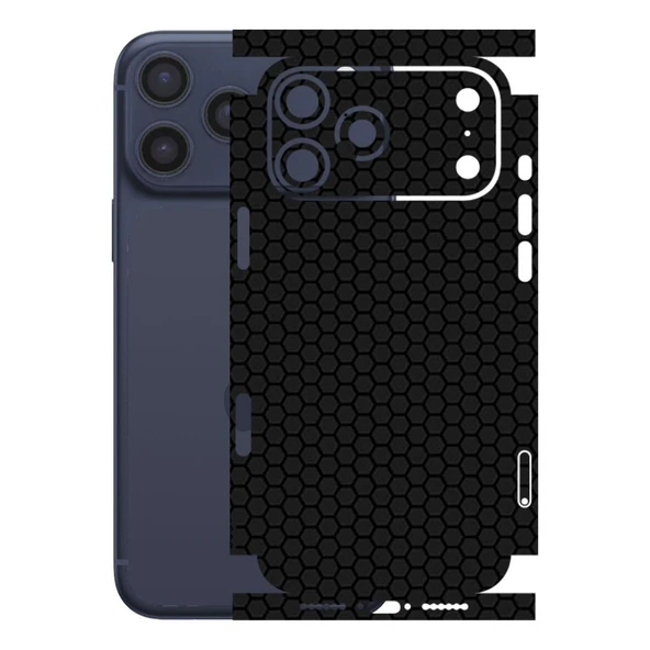 Kapps Iphone 17 Pro Max ile Uyumlu Bumper Serisi Premium Kaplama 360  Siyah ürün görseli 1