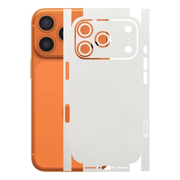 Kapps Iphone 17 Pro ile Uyumlu Bumper Serisi Premium Kaplama 360  Beyaz ürün görseli 1