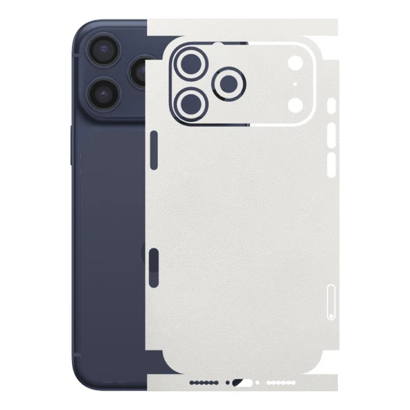 Kapps Iphone 17 Pro Max ile Uyumlu Bumper Serisi Premium Kaplama 360  Beyaz ürün görseli 1