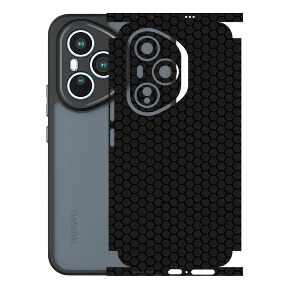 Honor 400 Pro 5G ile Uyumlu Bumper Serisi Premium Kaplama 360  Siyah ürün görseli 1