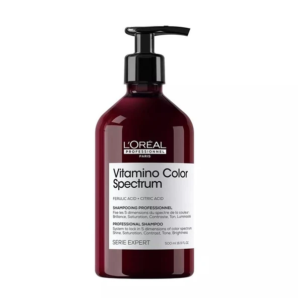 L'oreal Professionnel Vitamino Color Spectrum Boyalı Saçlar İçin Bakım Şampuanı 500ml ürün görseli 1
