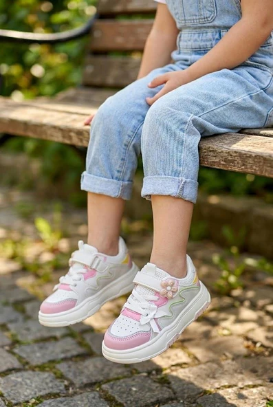 Fort Odessa Cool Fiyonk Detaylı Hafif Rahat Sneaker Kız Çocuk Ayakkabı ürün görseli 1