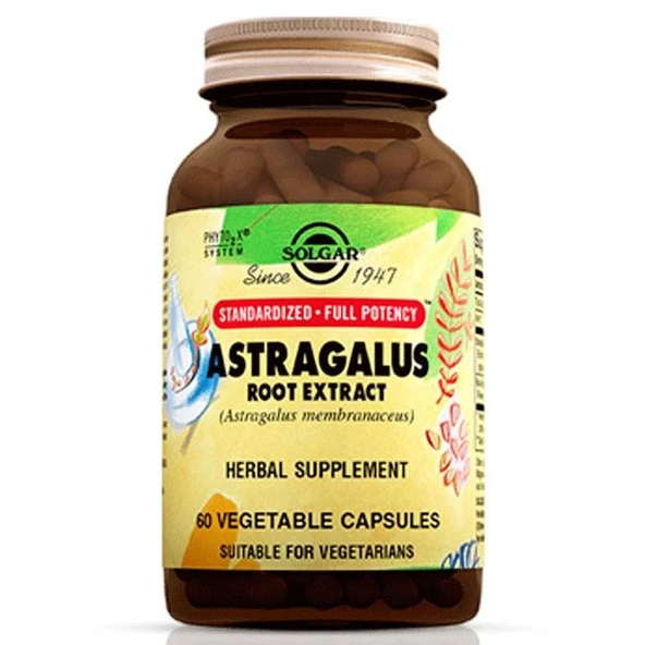 Solgar Astragalus Root Extract 60 Kapsül ürün görseli 1
