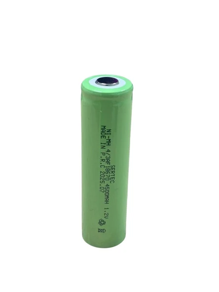 Sertec - 1.2v 4500 Mah - 4/3af - Ni-mh Şarjlı Pil - (başsız / Flat Head) ürün görseli 1