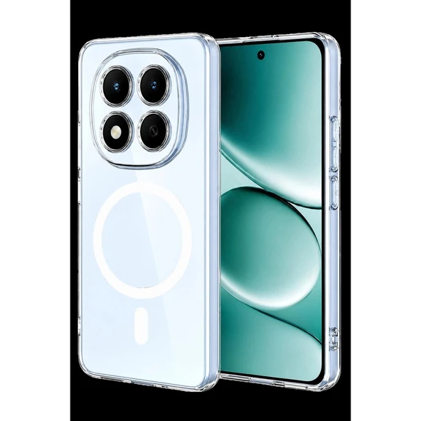 Xiaomi Redmi Note 15 Pro 4g Combo Sert Şeffaf Magsafe Kapak - Şeffaf ürün görseli 1