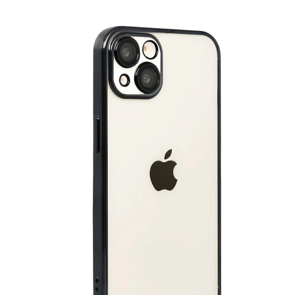 Apple İphone 15 Razer Lensli Silikon - Siyah ürün görseli 1