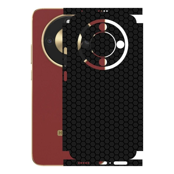 Honor Magic 8 Lite ile Uyumlu Bumper Serisi Premium Kaplama 360  Siyah ürün görseli 1