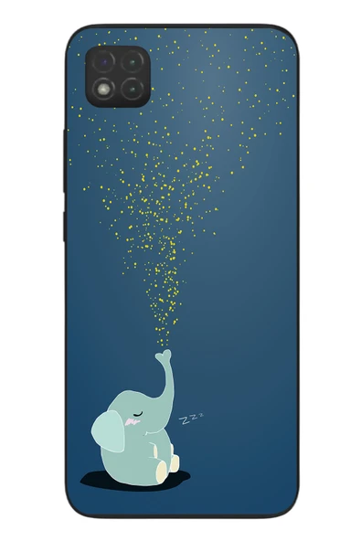 Le Balvo Redmi 9C Uyumlu Uyuyan Fil Baskılı Silikon Kılıf ürün görseli 1