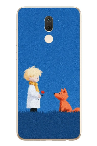 Le Balvo Huawei Mate 10 Lite Uyumlu Sarışın Çocuk ve Köpek Baskılı Silikon Kılıf ürün görseli 1