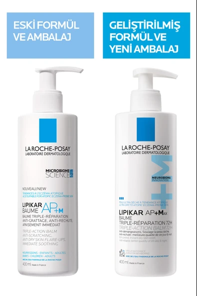 La Roche Posay Lipikar Baume Ap+M Max 400 ml - Resim 8