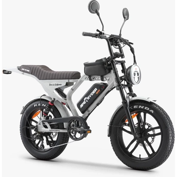 Ape Ryder Mandrıll 1000W Elektrikli Bisiklet Ayna Çanta ve El Gazı Hediyeli ürün görseli 1
