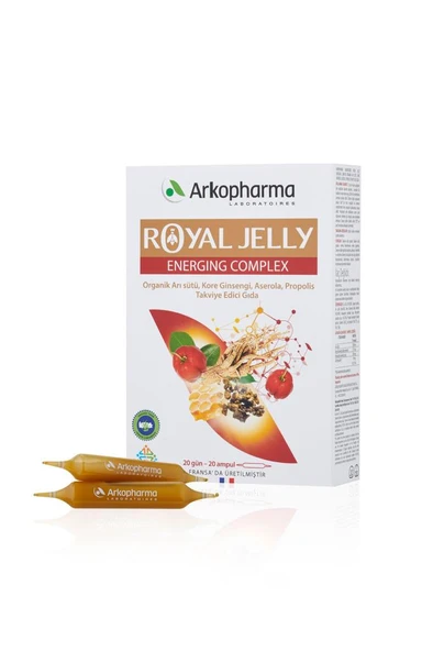 Arkopharma Royal Jelly Energing Complex Takviye Edici Gıda 20 Ampul ürün görseli 1
