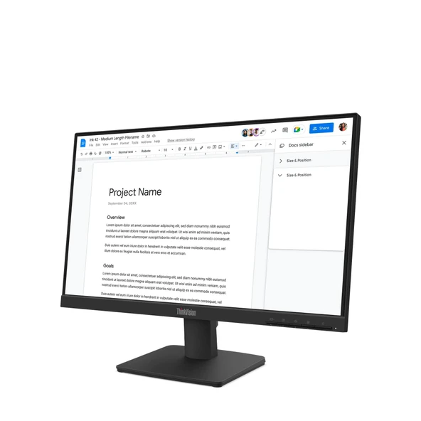 21.5 LENOVO ThinkVision S22-4e 64CBKAT6TK FHD IPS - Resim 7