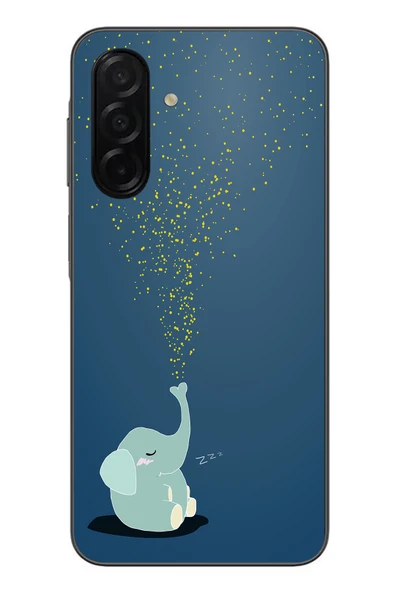 Le Balvo Samsung Galaxy A26 Uyumlu Uyuyan Fil Baskılı Silikon Kılıf ürün görseli 1
