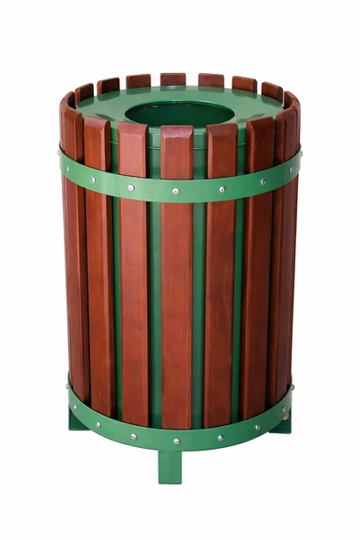 Ahşap Dış Mekan Çöp Kovası (S-320) ürün görseli 1
