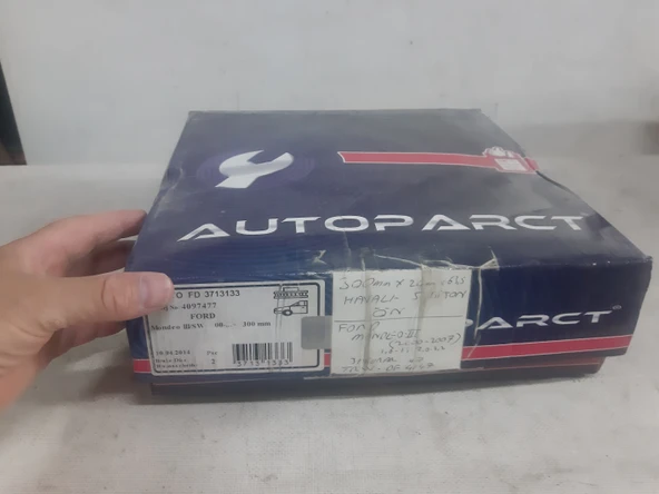 Takım 2 Adet fiyatıdır Ford Mondeo III  Ön Fren Disk Aynası Takımı Havalı-300mm-5 Bijon-Kod 4097477-auto fd3713133 ürün görseli 1