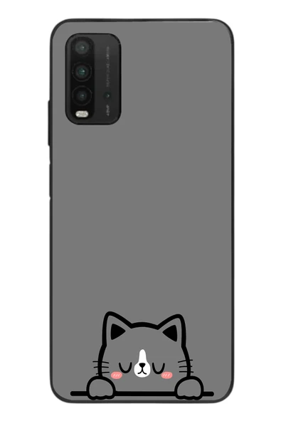 Le Balvo Redmi 9T Uyumlu Uyuyan Kedi Baskılı Silikon Kılıf ürün görseli 1