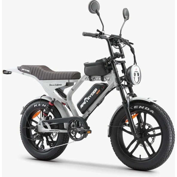 Ape Ryder Mandrill Gri Elektrikli Bisiklet 1000 W ürün görseli 1