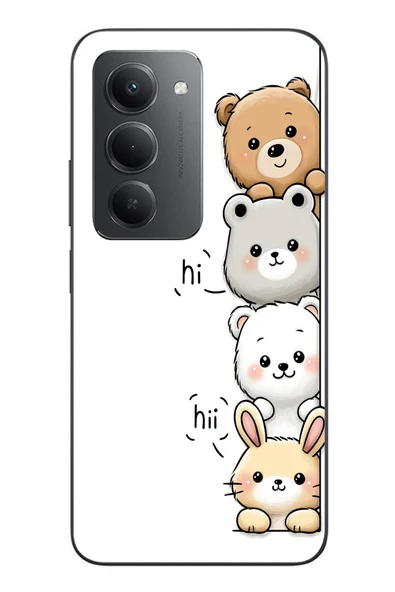 Le Balvo Redmi 15 Uyumlu Sevimli Hayvanlar Baskılı Silikon Kılıf ürün görseli 1