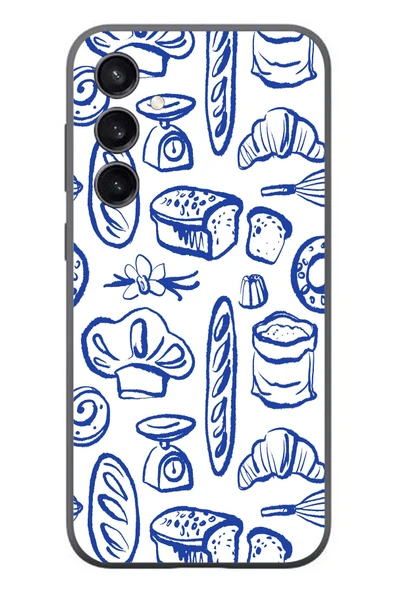 Le Balvo Samsung Galaxy S23 Uyumlu Bakery Ahçı Usta Baskılı Silikon Kılıf ürün görseli 1