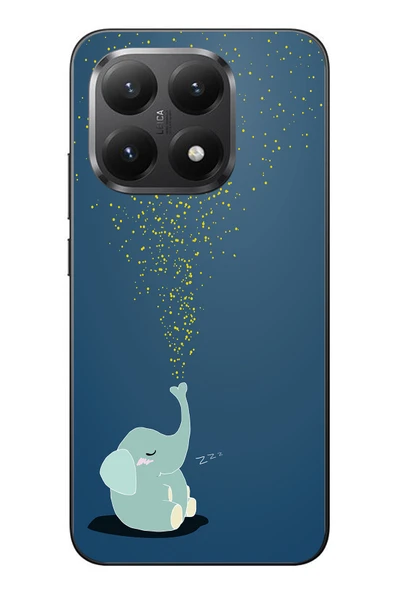 Le Balvo Xiaomi Mi 15T Uyumlu Uyuyan Fil Baskılı Silikon Kılıf ürün görseli 1