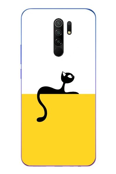 Le Balvo Redmi 9 Uyumlu Dişi Kedi Baskılı Silikon Kılıf ürün görseli 1