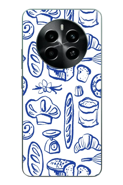 Le Balvo Realme 12 4G Uyumlu Bakery Ahçı Usta Baskılı Silikon Kılıf ürün görseli 1