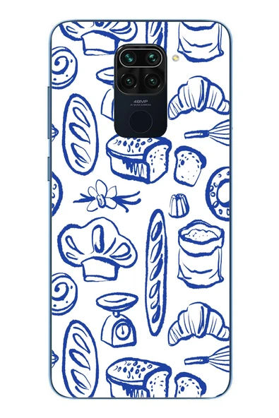 Le Balvo Redmi Note 9 Uyumlu Bakery Ahçı Usta Baskılı Silikon Kılıf ürün görseli 1
