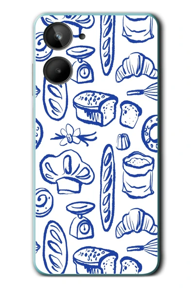 Le Balvo Realme 10 4G Uyumlu Bakery Ahçı Usta Baskılı Silikon Kılıf ürün görseli 1